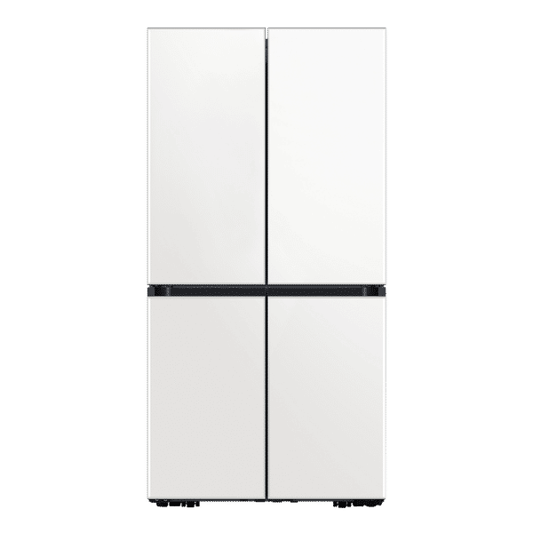 White double outlet door fridge